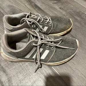 Adidas Grey Cloudfoam tennis shoes thumbnail 4