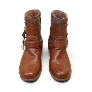 Clarks Brown Vegan Leather Riding Ankle Boot Riddle Avant Everyday Moto Sz 8 thumbnail 5