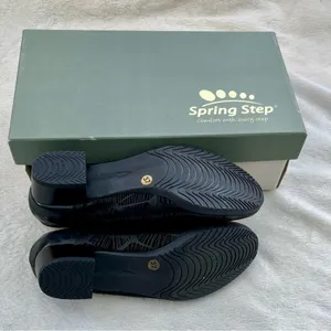 Spring Step Norma Leather Heel Shoes Size 6-7 thumbnail 6