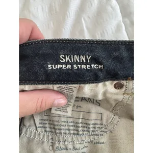 American Eagle Jeans Skinny Super Stretch Blue Women's 8 Regular Dark Wash thumbnail 7