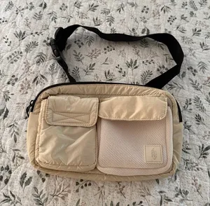 Free People Movement Cream White Fanny Bag Athletic thumbnail 1