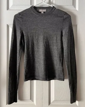 J. Crew Carolyn Fitted Crewneck Sweater In Merino Wool thumbnail 1