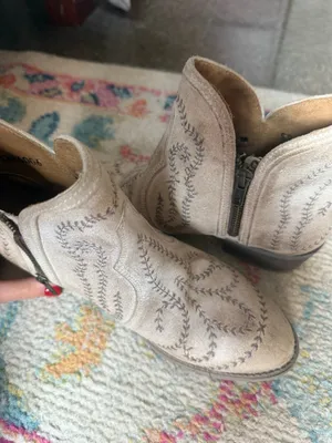leather boots Gray Size 8 thumbnail 3