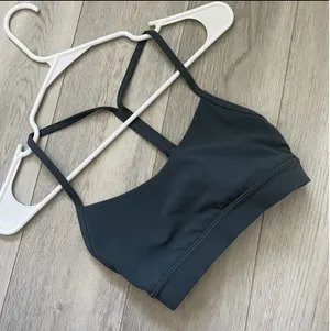 Lululemon Flow Y Bra Nulu 6 Grey thumbnail 1