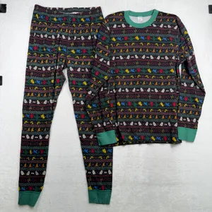 Hanna Andersson Large Pajama Set Harry Potter Fair Isle Organic Cotton Sleepwear thumbnail 2