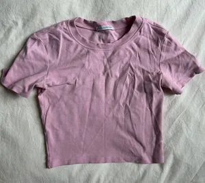 Zara Pink Women's Crop Top thumbnail 1