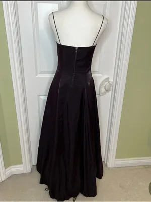 Zum Zum by Niki Livas Iridescent Metallic Purple Maxi bubble hem Dress thumbnail 10