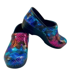 Dansko Clogs Professional Women Size EU 36US 5.5/6 Color Weave Patent Leather thumbnail 1