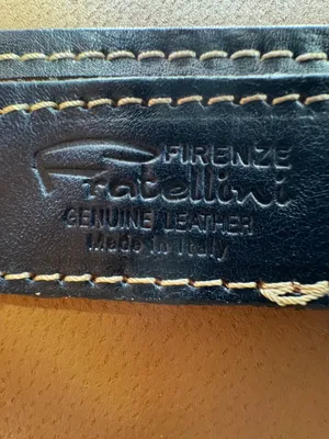 Vintage Firenze Fratellini Genuine Leather Black Crossbody Bag Made in Italy thumbnail 6