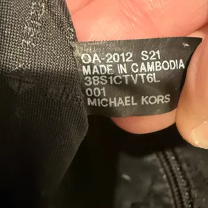 MICHAEL KORS Jet Set East West Top Zip Tote Bag Saffiano Leather Black thumbnail 12
