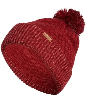 NWT Adidas Twilight II 9" Lurex Ballie Pom Beanie 5149158 Active Maroon Red OSFA thumbnail 1