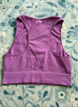 Cropped athletic tank Purple Size L thumbnail 2