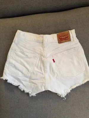 White Levi’s Shorts 501 Denim thumbnail 2