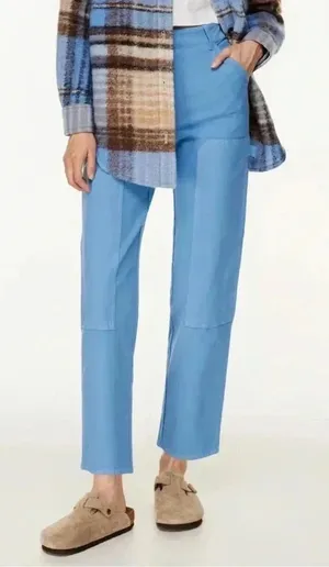 Wilfred Free Brennan Pant in Blue Size 0 Aritzia Cargo Utility Carpenter thumbnail 1