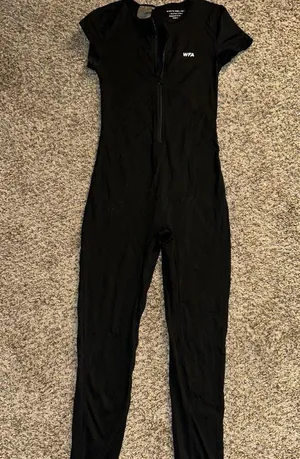 WHITE FOX BOUTIQUE work hard jumpsuit black, size XS thumbnail 2