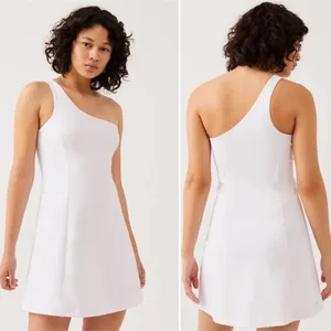 Outdoor Voices Unlined One Shoulder white Dress size XS thumbnail 3