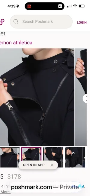 Lululemon Bust A Move Jacket Black thumbnail 4
