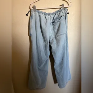 UO BDG low rise tech baggy cargo denim‎ pants size large gorpcore thumbnail 6