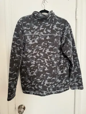The north face gray camo fleece jacket thumbnail 6