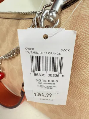 coach Teri Shoulder Bag In Signature Canvas cv933 thumbnail 7
