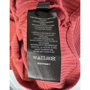 Urban Outfitters UO Ribbed Square Neck Long Sleeve Top Rust Red‎ Size Large thumbnail 9