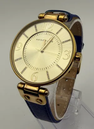 Elegant Anne Klein Gold-Tone Ladies' Fashion Watch, 10/9168 Working New Battery thumbnail 1