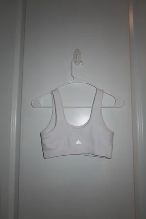 Alo Yoga Wellness Bra White thumbnail 2