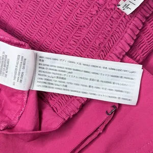 Abercrombie & Fitch Pink Poplin Crop Top thumbnail 7