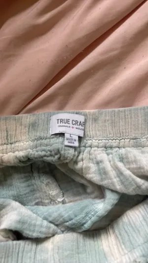 True Craft blue and white lounge shorts thumbnail 2