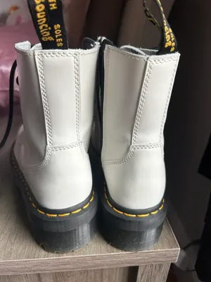 White Doc Marten Boots thumbnail 4