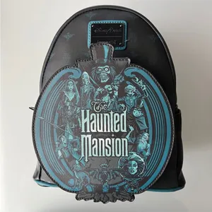 Disney Loungefly Haunted Mansion Glow-in-the-Dark‎ Mini Backpack thumbnail 4