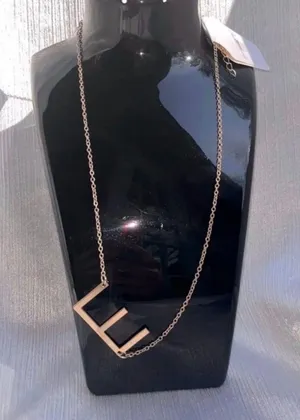 Letter necklace Gold thumbnail 1