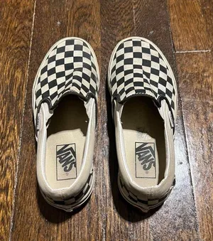 Vans Slip-On Checkered Black White Sneakers Women’s 6.5 thumbnail 2