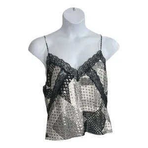 Victoria's Secret Black Satin Tank Top Size XL Sleep Cami Pajama Top Shirt thumbnail 2
