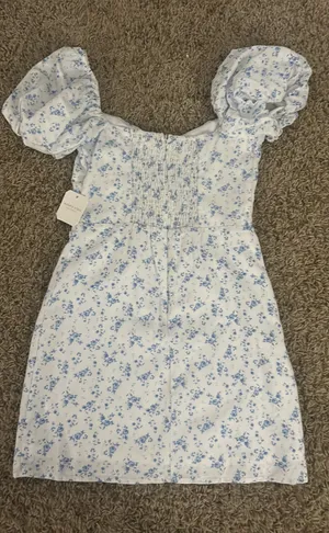 Altar'd State blue and white dress thumbnail 1