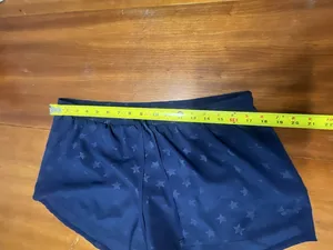 Old Navy Active Go-Dry Athletic Shorts Women's Large Navy Blue Star Print thumbnail 3