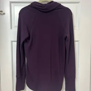Pink Clover Plum Cowl-Neck Long Sleeve Sweater thumbnail 2