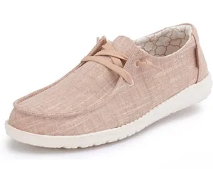 Hey Dude Wendy Sparkling Rose Gold Shoe Sz 7 Womens Loafers thumbnail 1