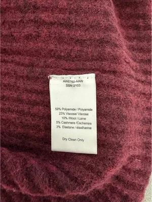 ATM Anthony Thomas Melillo Cashmere Blend Wide Rib Henley Sweater Dress Small thumbnail 5