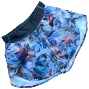 Lululemon Fast Free Short 3" Sz 4 Reflective Classic Fit Floral Multi Print Grey thumbnail 6