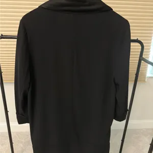 Wilfred Black Shawl Collar Women's Drape Blazer Jacket thumbnail 3
