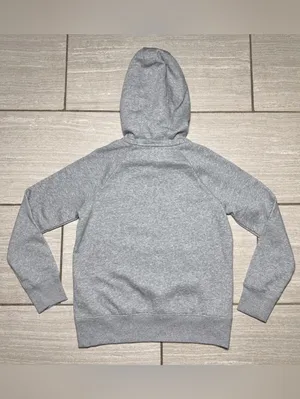 NWT Under Armour Fleece Hoodie Women’s XS Loose Fit Pullover - Gray/Pink thumbnail 4