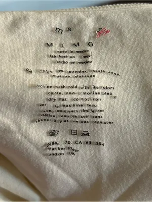 Free People Low Back Seamless Long Sleeve | Size: M/L | Ivory thumbnail 5