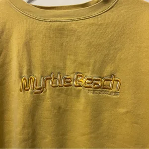 Myrtle Beach South Carolina Yellow Vintage Crewneck thumbnail 5