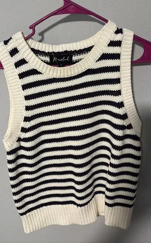 Marled Reunited Tank Sweater thumbnail 1