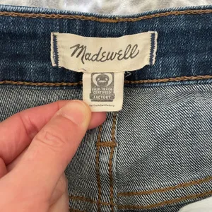 Madewell Curvy High‎ Rise Jeans size 25 Slim Straight Skinny Dark Wash Everyday thumbnail 3