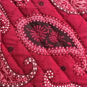 Vera Bradley Mesa Red medium shoulder tote bag thumbnail 4
