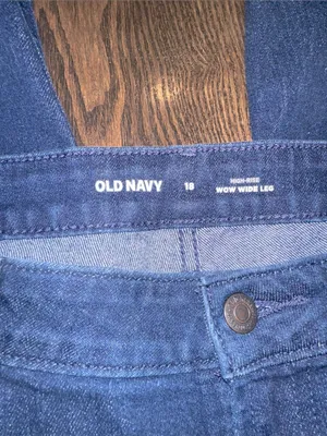 Old navy size 18 High rise wow wide leg jeans thumbnail 3