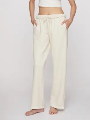 NWT Skims Cotton Fleece Straight Leg Pants | Cozy Lounge Sweatpants | Casual thumbnail 5