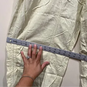 NWT Free people jogger pants hiking game day size medium Color:Sour Citrus women thumbnail 4